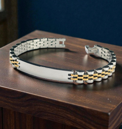 Bracciale uomo acciaio - acciaio, inox